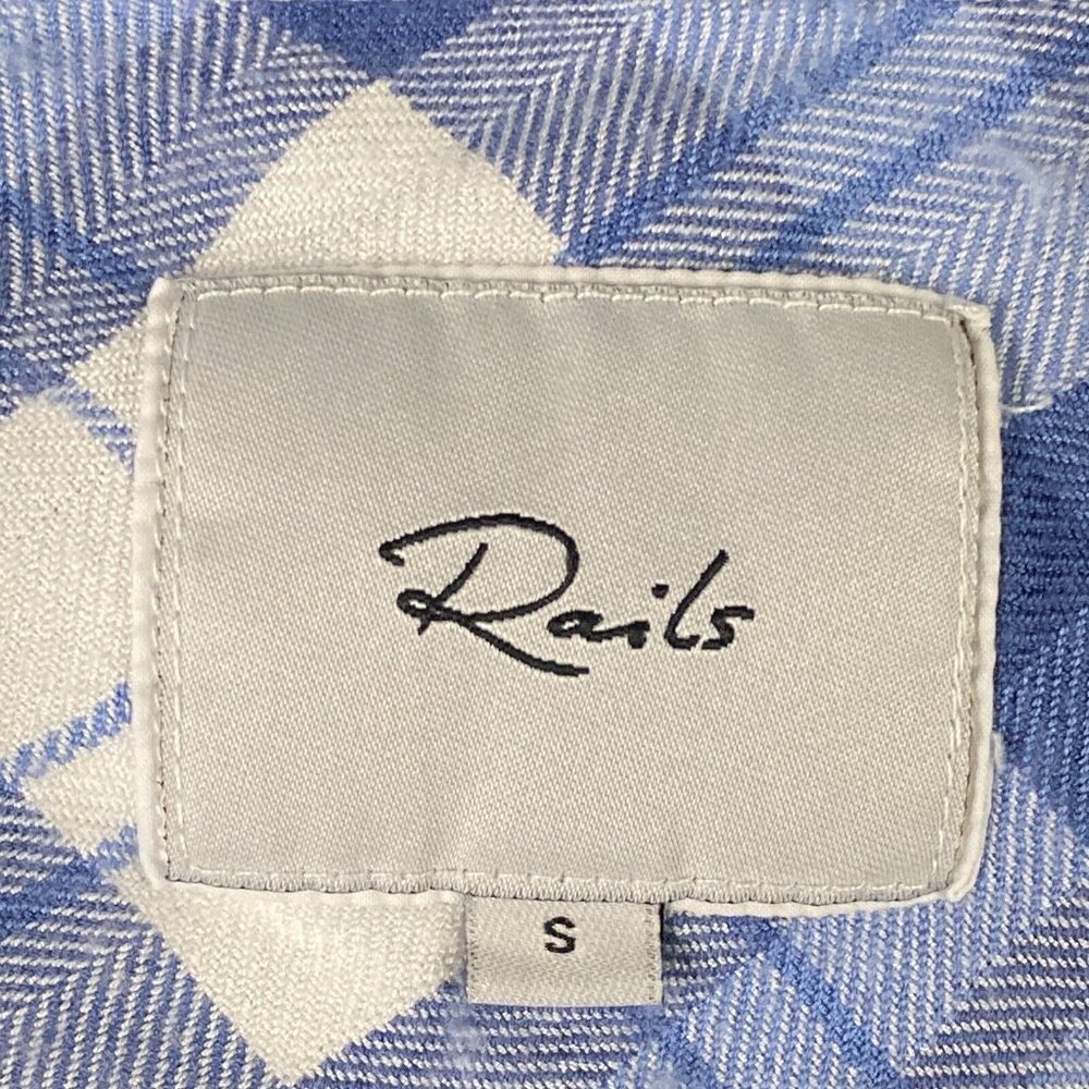 Rails Clara Flannel Button Front Pajama Shirt Siz… - image 4